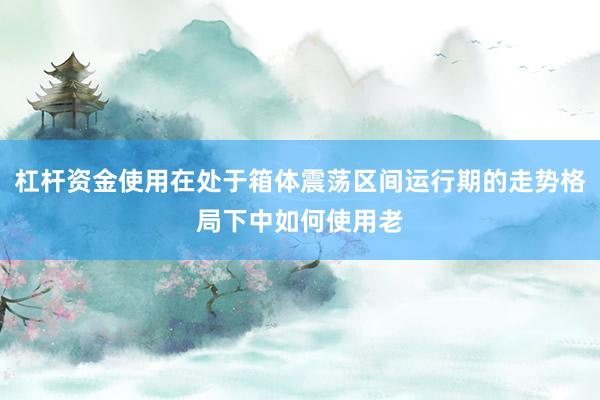 杠杆资金使用在处于箱体震荡区间运行期的走势格局下中如何使用老