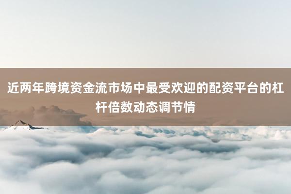 近两年跨境资金流市场中最受欢迎的配资平台的杠杆倍数动态调节情